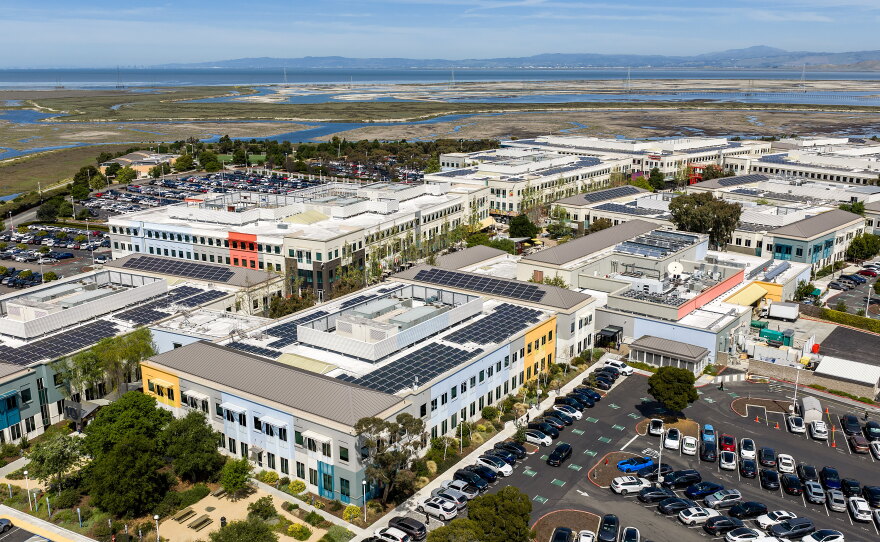 Meta headquarters is pictured on Thursday, March 26, 2026, in Menlo Park, Calif.
