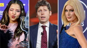 From left: Dara, Sam Altman, Heidi Montag
