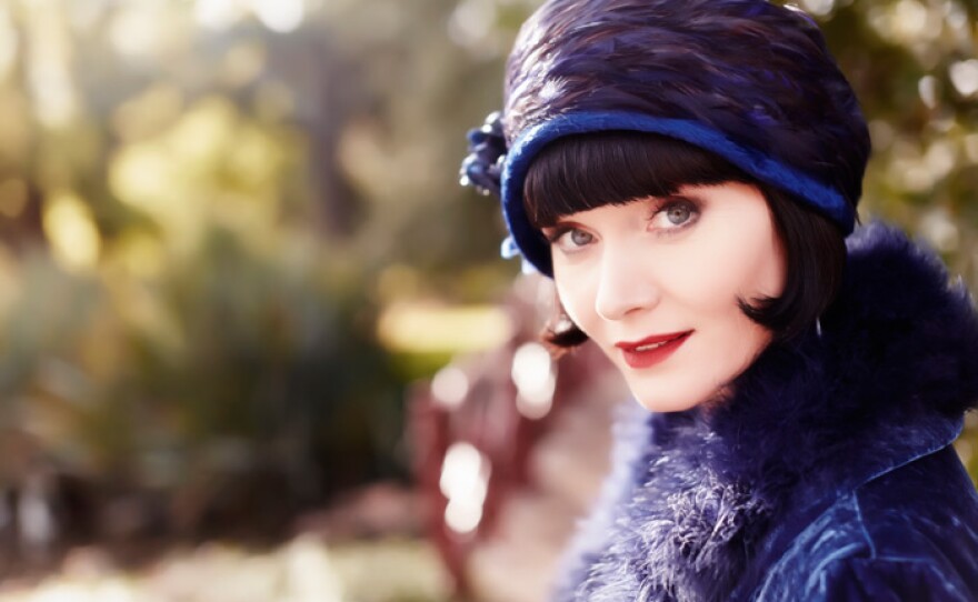 Essie Davis as Miss Phryne Fisher in season 2 of MISS FISHER’S MURDER MYSTERIES.