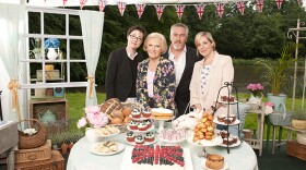 Sue Perkins, Mary Berry, Paul Hollywood and Mel Giedroyc. 