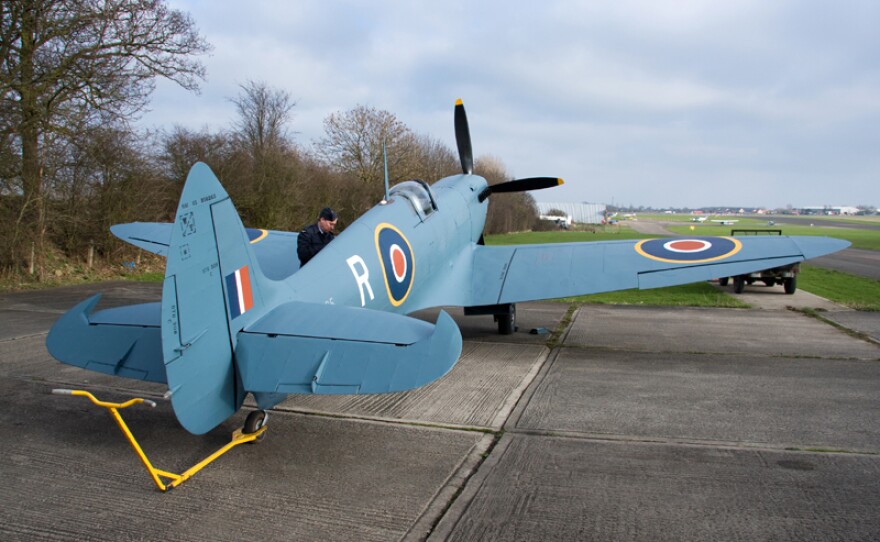 The spitfire, North Weald Airfield, Epping.