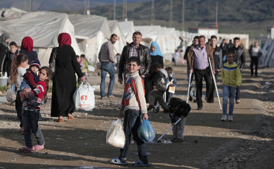 Aid via debit card has already reached Syrian refugees living in Turkish camps like the one at Islahiye, shown here in March 2016. The new program will reach refugees living outside camps.