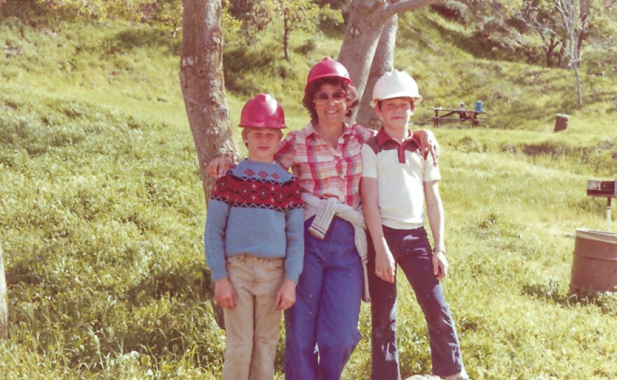 From left to right: Nathan, Lynn and Keith Chapman, pictured in 1981 in Contra Costa County, Calif.