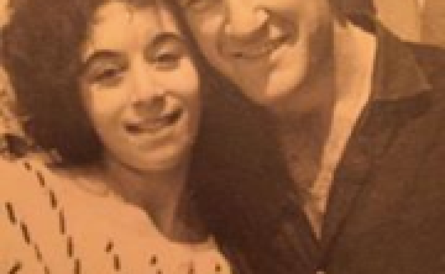 The author's parents as a young couple in 1960.