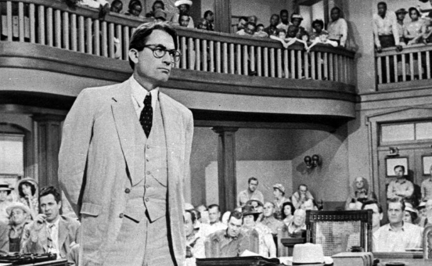 Gregory Peck won the Academy Award for Best Actor for his 1962 portrayal of Atticus in <em>To Kill a Mockingbird.</em>