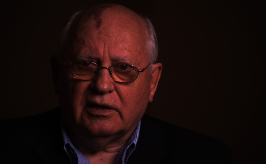 Mikhail Gorbachev is one of a number former heads of state interviewed in "Countdown to Zero."