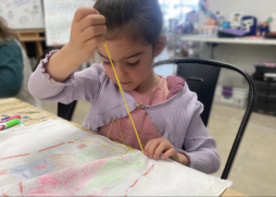 After School Art Class // Hand Sewing