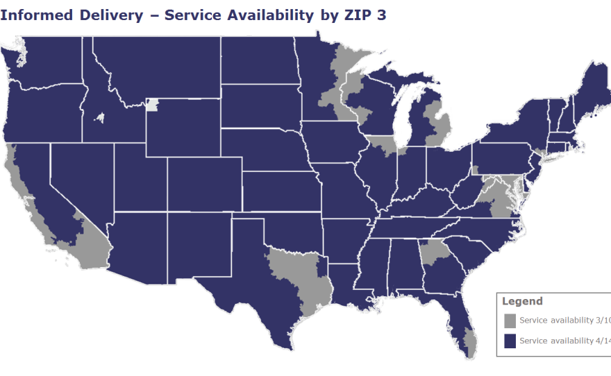 On April 14, Informed Delivery will be available nationwide.