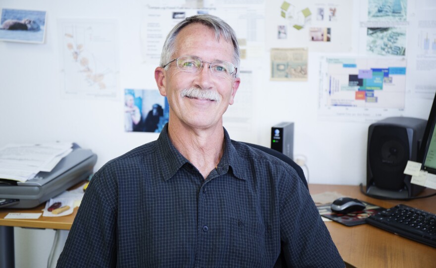 Bill Powers, treasurer of California Local Energy — Advancing Renewables, in his University Heights office. May 20, 2016.
