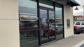 The entrance to the Frontwave Credit Union branch in Escondido on Nov. 15, 2023.