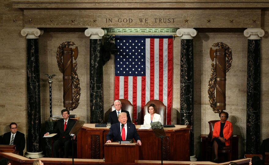 President Trump's State of the Union address laid bare his bitter partisan standoff with Democrats and left little doubt that legislative accomplishments between now and the election will be difficult.