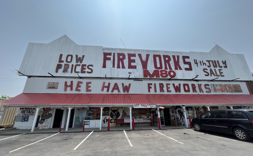 Hee Haw Fireworks in Tennessee