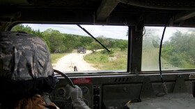 Humvee convoy