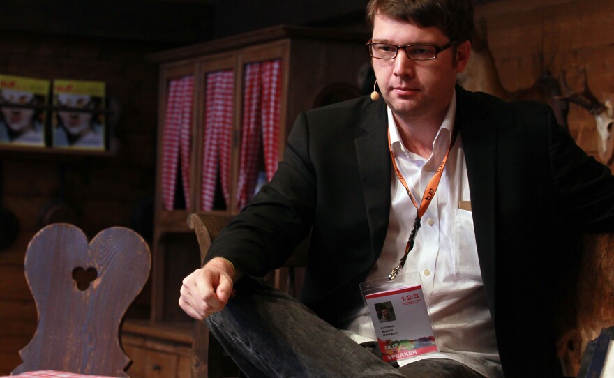 Andrew Mason, a co-founder of Groupon, has been ousted by the company's board, one day after a disappointing earnings report. Here, he's seen at a 2012 conference in Germany.