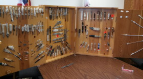 Inmate made weapons found in Pelican Bay State Prison over the years.