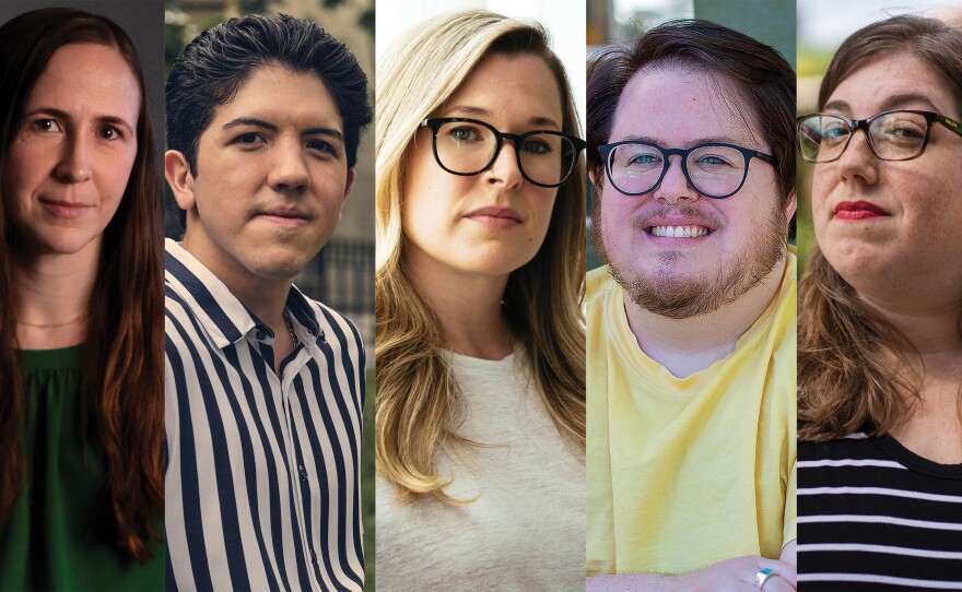 From left: Cati Bennett, Frank Ruiz, Carla Stickler, Jack Elliot and Kristin Zawatski transformed their lives as a result of the pandemic.