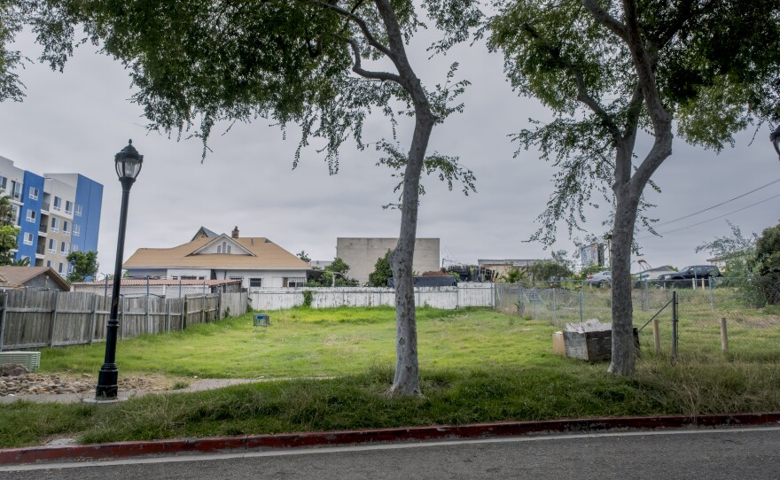 A brownfield in National City is pictured on Tuesday, Sept. 5, 2023.