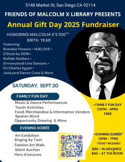 Friends of Malcolm X Library Presents: Annual Gift Day 2025 Fundraiser