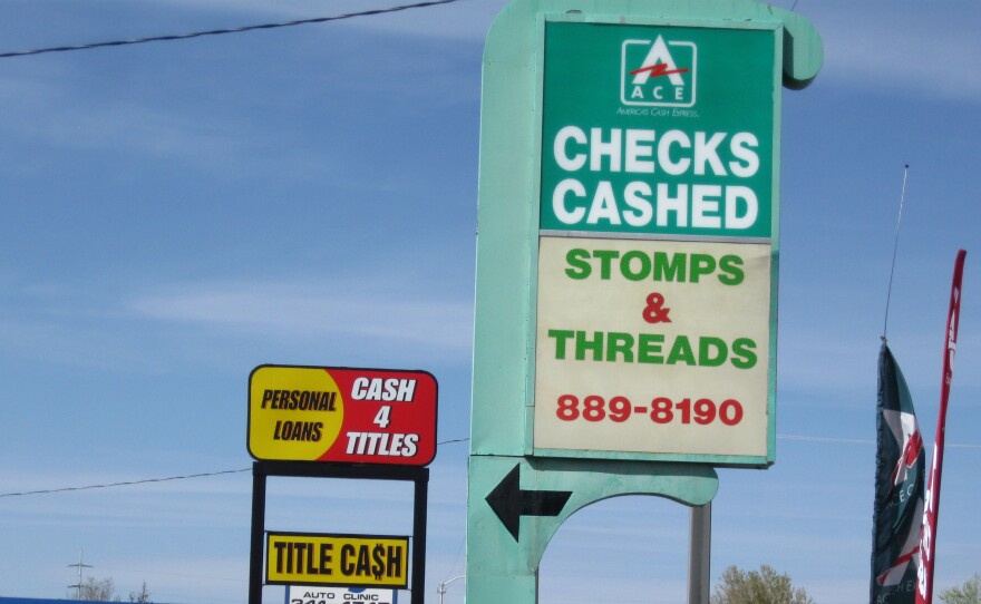 Payday lender ACE Cash Express is seen on San Mateo Blvd. in Albuquerque, N.M. High-interest lending practices are being targeted by new federal regulations.