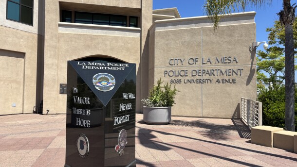 La Mesa Police Department's Peace Officer Memorial honors officers who were killed in the line of duty.