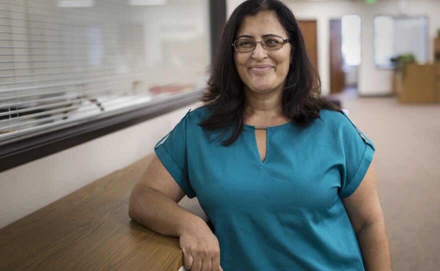 Abby Maayah, shown in this Aug. 17, 2017 photo, is coordinator of refugee services for the Cajon Valley Union School District.