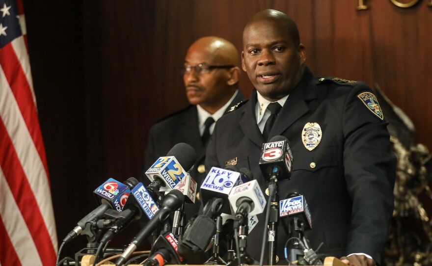 Baton Rouge Police Chief Murphy Paul announces the disciplinary decision on the officers who shot Alton Sterling in 2016.
