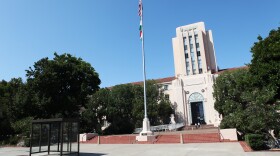 The San Diego County Administration building in downtown San Diego. 