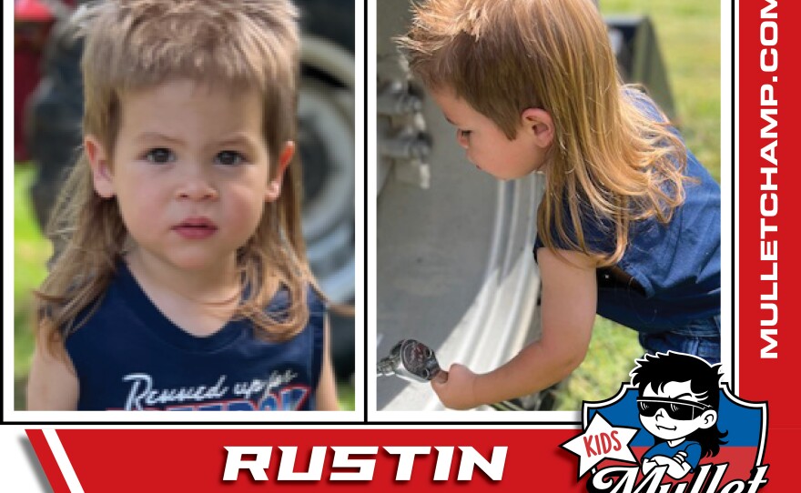 Rustin from Pocahontas, Ark., is among the contest's youngest participants.
