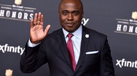 Former NFL player Marshall Faulk arrives at the 4th annual NFL Honors at the Phoenix Convention Center Symphony Hall on Saturday, Jan. 1, 2015. 