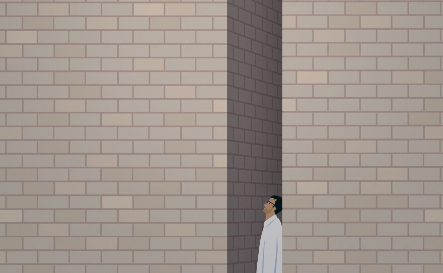 "I'd lost 60 pounds in the years since my passport picture had been taken and I hardly looked like myself," writes author Haroon Moghul. "Each time I approached a border, I feared I'd be denied a visa or, worse, deported."