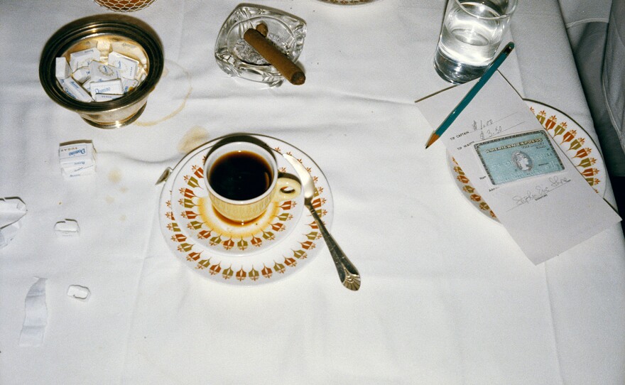 Stephen Shore, New York City, New York, September–October 1972, with the recipe: Stephen Shore's Key Lime Pie Supreme.