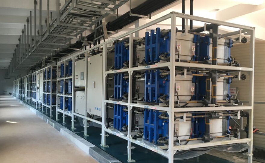 The Zhangbei National Wind and Solar Energy Storage and Transmission Demonstration Project will eventually grow to include 500 MW of installed wind capacity, 100 MW of installed solar PV capacity and 110 MW of energy storage.