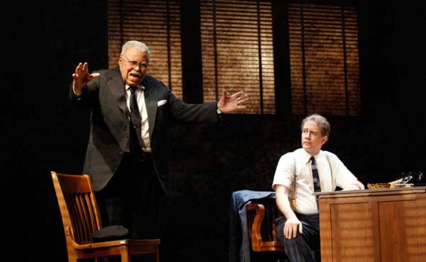 James Earl Jones and Boyd Gaines in GREAT PERFORMANCES “Driving Miss Daisy."