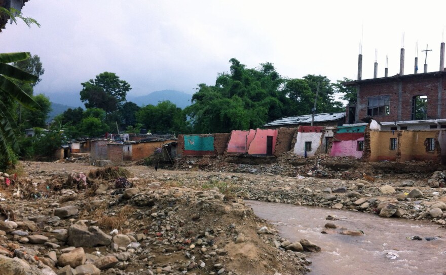 The heaviest rainfall occurred in the Surkhet District in the western part of Nepal.