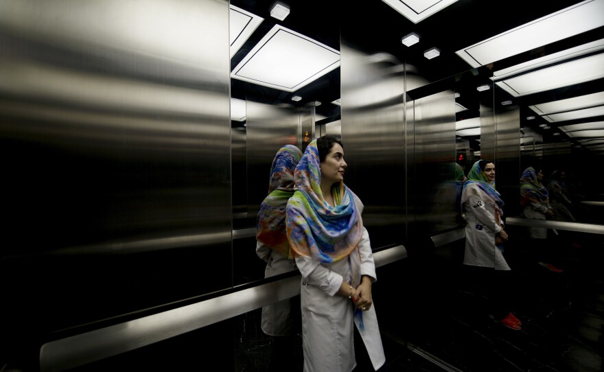 Neda Sendani is a technician working in the radiotherapy section of Roshana Cancer Center. In ideal circumstances, medical staff at a cancer center would be constantly learning how to provide the latest treatments.