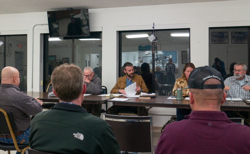 Jeff Osborne leads the Jacumba Community Sponsor Group which meets once a month to discuss community topics. Photo taken on Jan. 12, 2026.