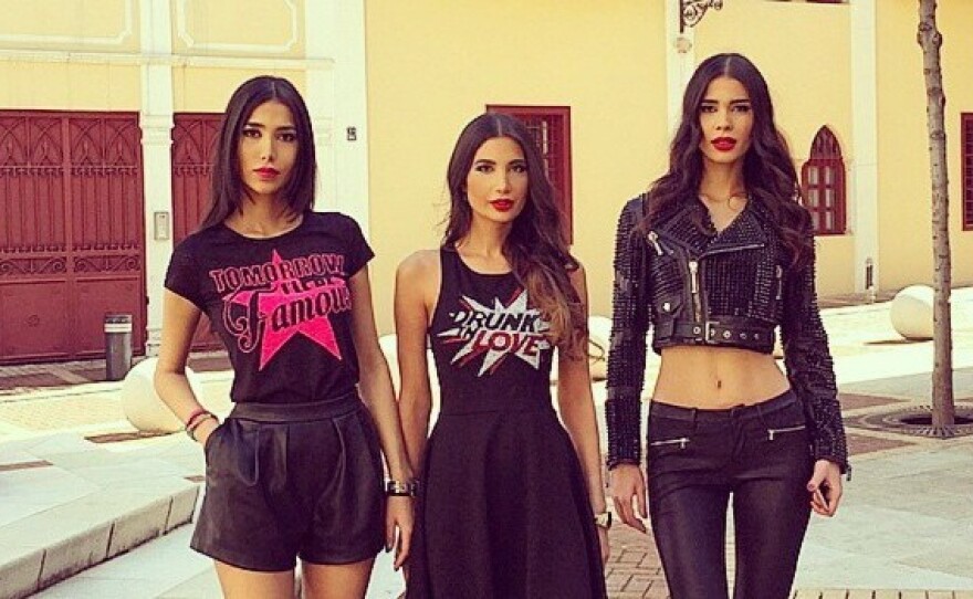 A photo of the Abdelaziz sisters before their reality show aired.