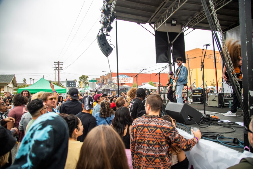 Crowds and performers are shown in a previous North Park Music Festival, shown in an undated photo.