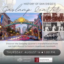History of San Diego's Gaslamp Quarter Lecture