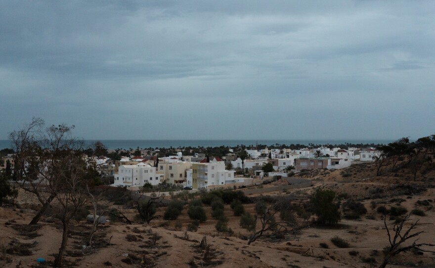 Zarzis, a city in southeast Tunisia where people try to cross the Mediterranean by boat.