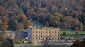 Exterior view of Chatsworth House, one of Britain's most majestic stately homes.