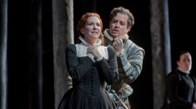 Joyce DiDonato as the title character and Matthew Polenzani as Leicester in Donizetti's "Maria Stuarda."