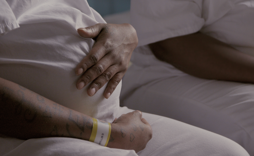 A pregnant inmate at Julia Tutwiler Prison for Women in Wetumpka, Alabama.