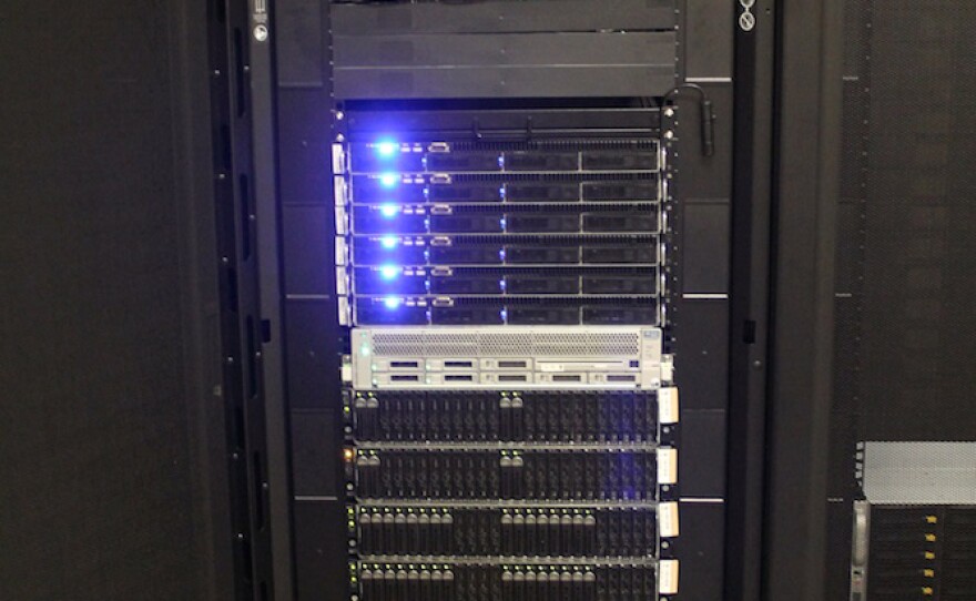 This supercomputer, affectionately known as "Compy," crunches massive amounts of microbiome data at the University of Colorado, Boulder.