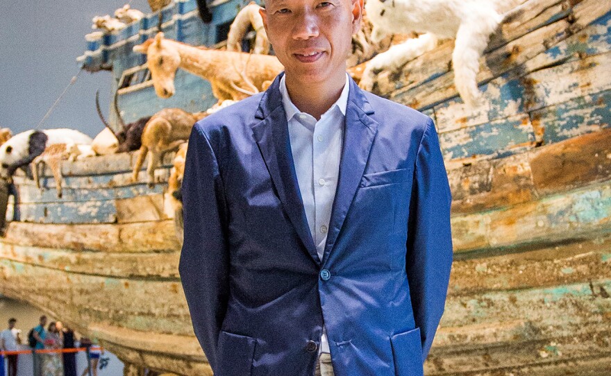 Artist Cai Guo-Qiang says much of his work is inspired by environmental conditions in China.