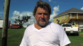 Pete Gerica of New Orleans East has $1,900 worth of fishing licenses this year, but he can't crab, fish or catch shrimp, so he sends his wife to sell frozen seafood he still has on hand.