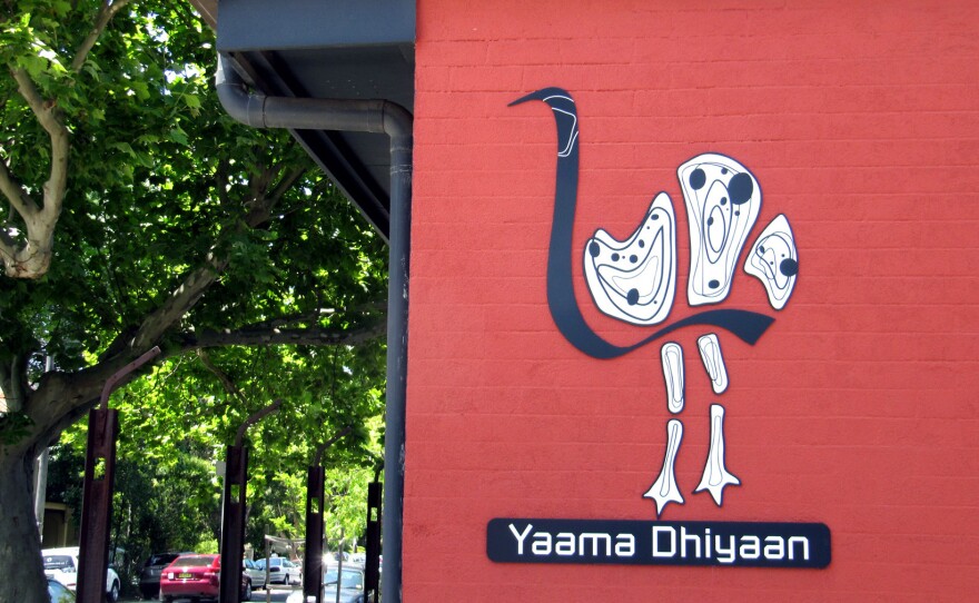 The logo of Yaama Dhiyaan Hospitality Training College in Sydney features an emu, the totem of Aunty Beryl, the aboriginal elder who heads the program. Among the indigenous tribes of Australia, it is forbidden to eat your totem.