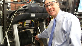 Cybex President Art Hicks says business is up strongly amid demand from overseas. The Medway, Mass., company makes exercise equipment for health clubs.