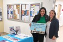 Supervisor Nora Chavez and Lucero Chávez Basilio, the director of the county's Office of Immigrant and Refugee Affairs, previewing the National City immigrant and refugee welcome center on Oct. 10, 2022.