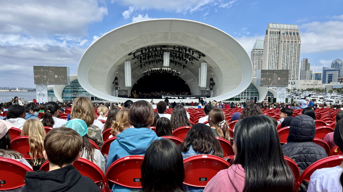 Elementary students perform with San Diego Symphony at Rady Shell - Vimarsana News